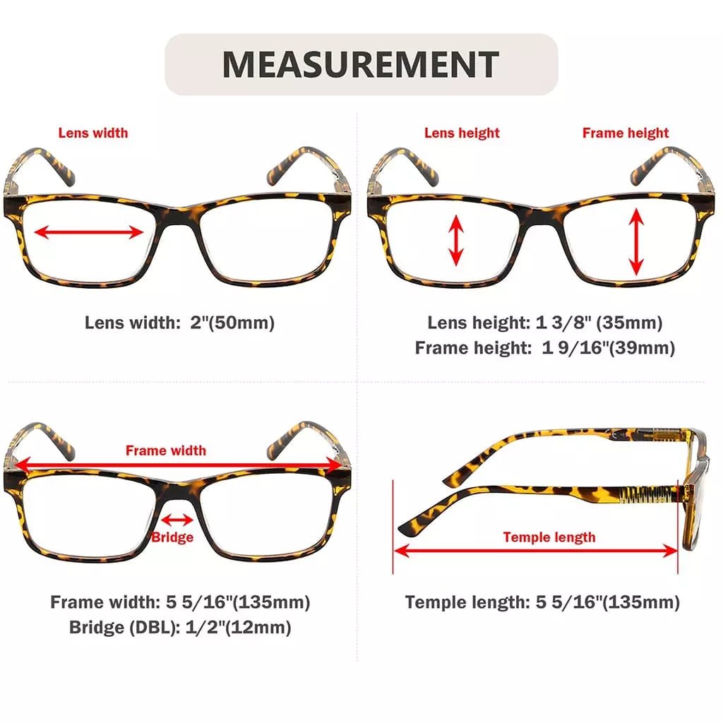 4 Pack Reading Glasses Design Readers R008Neyekeeper.com