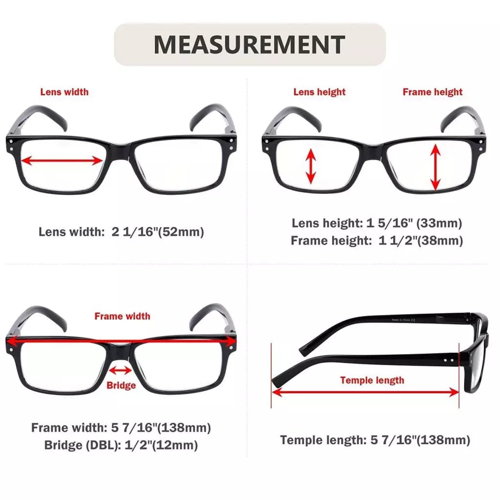 (Must Buy Both Eyes) Reading Glasses with Different Strength for Each Eye PR032 Grey Tortoiseeyekeeper.com