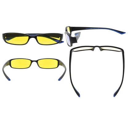 10 Pack Blue Light Filter Reading Glasses Yellow Tinted Readers CGXM03eyekeeper.com