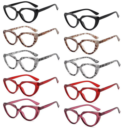 10 Pack Cat Eye Reading Glasses R2137eyekeeper.com
