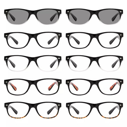 10 Pack Vintage Reading Glasses Include Sunglasses R011eyekeeper.com