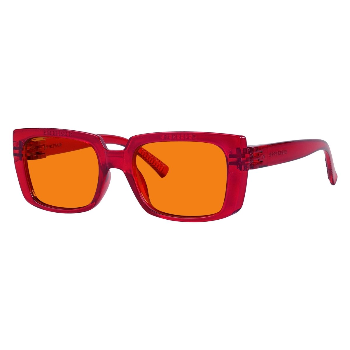 100% Blue Blocking Orange Glasses for Sleep Metalless Screwless NR9107 - B98eyekeeper.com