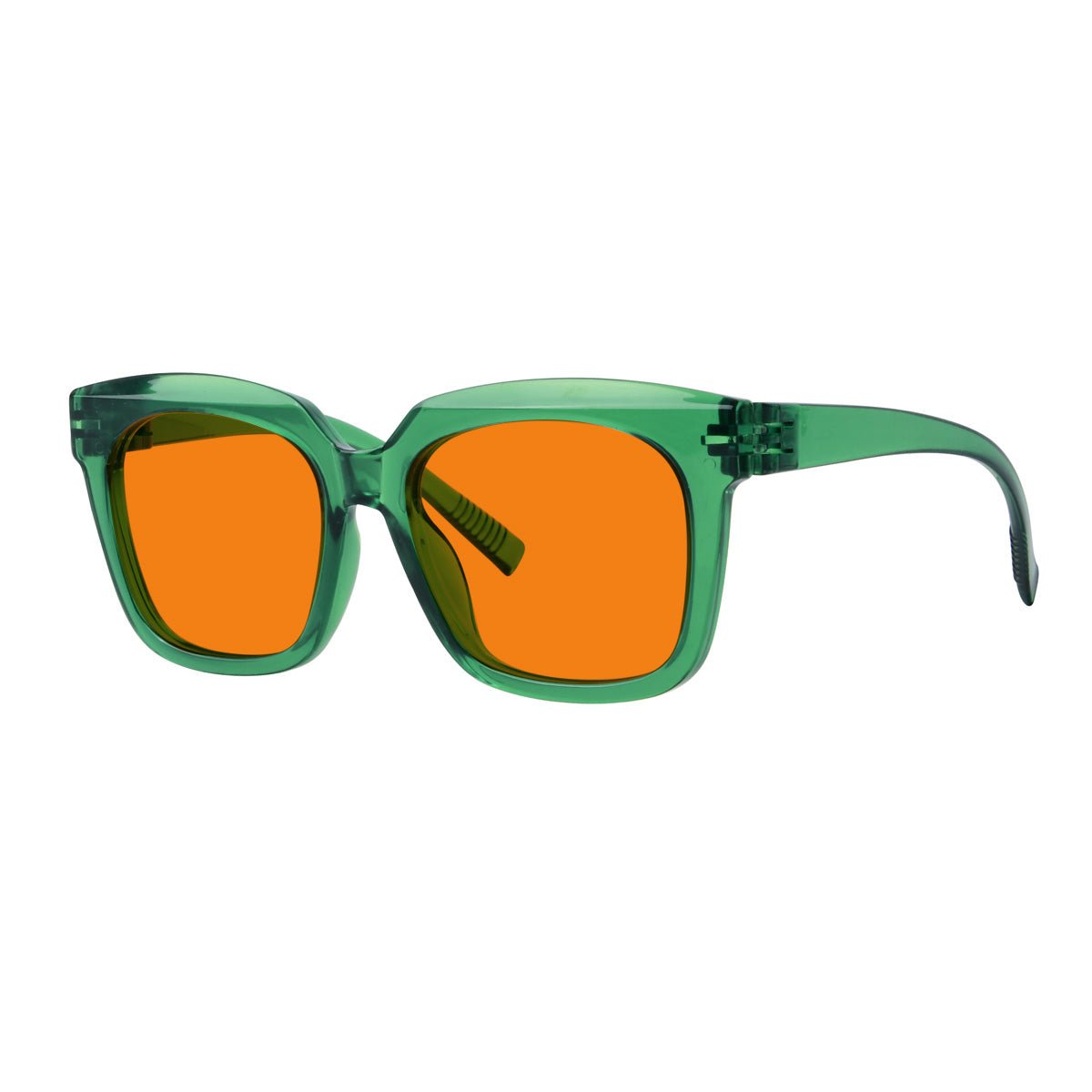 100% Blue Blocking Orange Lens for Sleep Metalless Glasses R2144 - B98eyekeeper.com