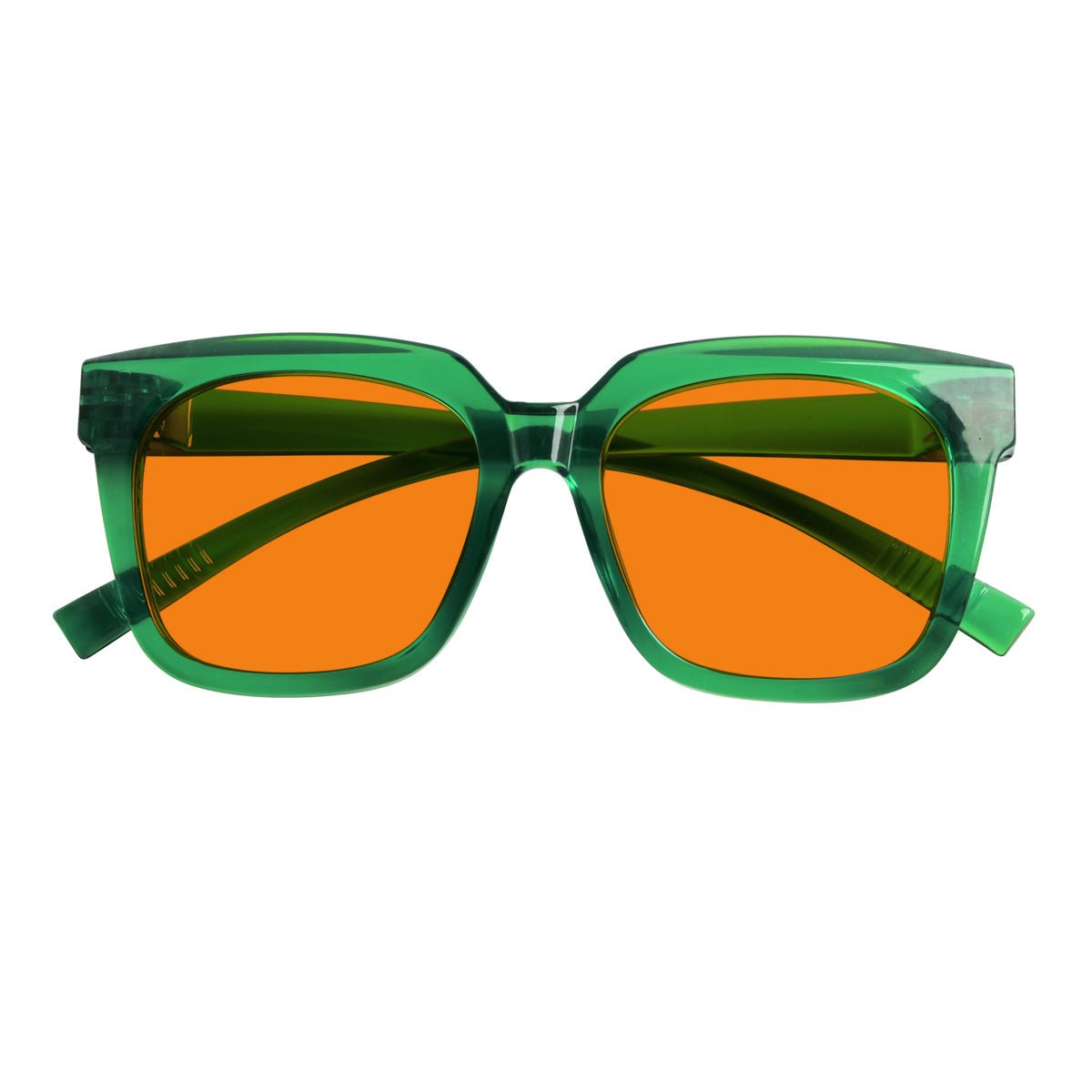 100% Blue Blocking Orange Lens for Sleep Metalless Glasses R2144 - B98eyekeeper.com