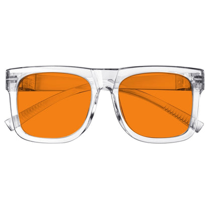 100% Blue Light Blocking Orange Glasses Metalless Screwless Eyewear R2316 - B98eyekeeper.com