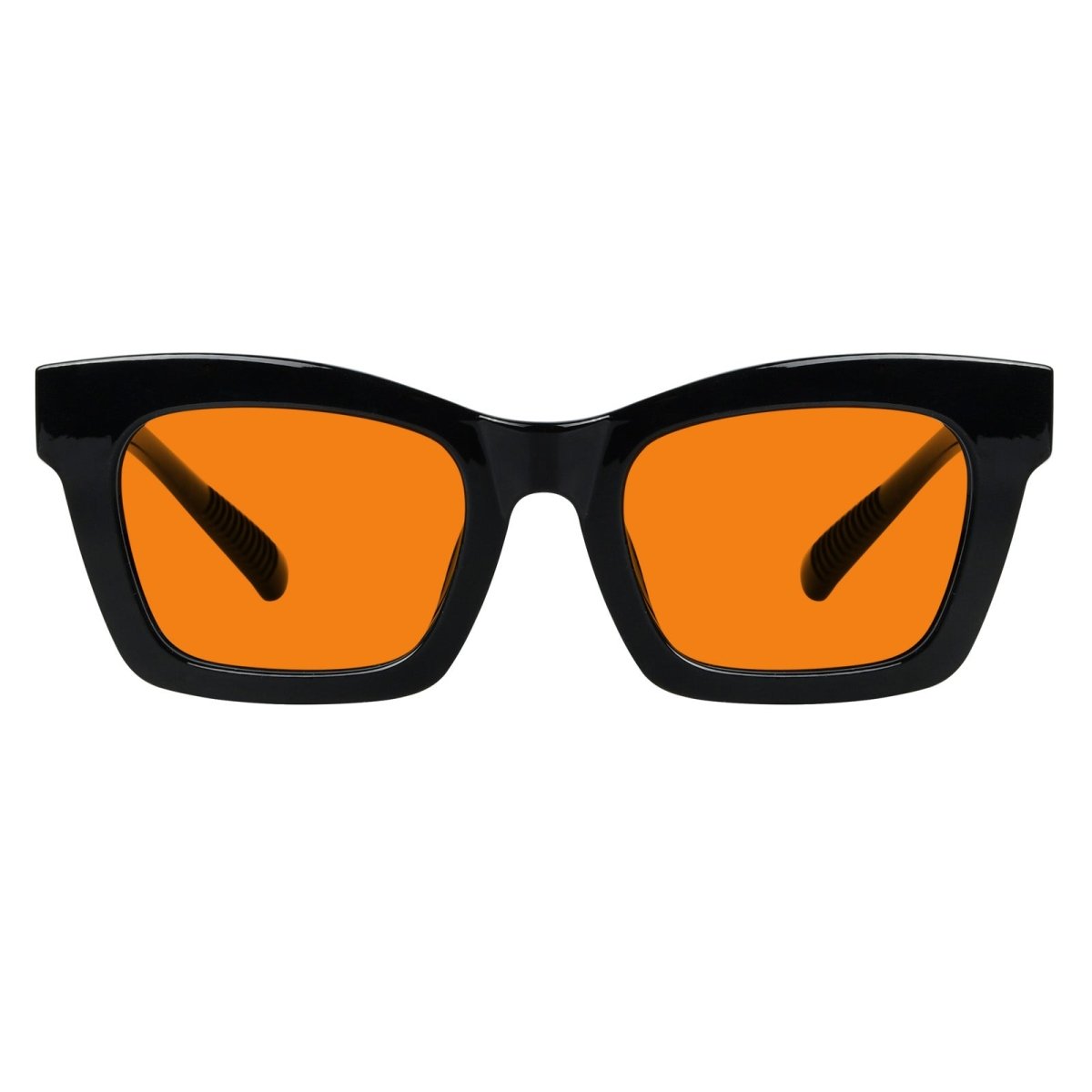 100% Blue Light Blocking Orange Glasses Metalless Screwless R2308 - B98eyekeeper.com