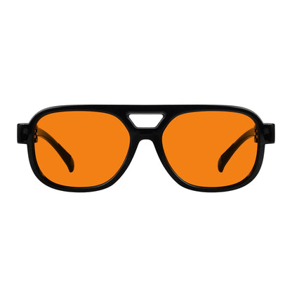 100% Blue Light Blocking Orange Lens Metalless Eyeglasses R2515 - B98eyekeeper.com