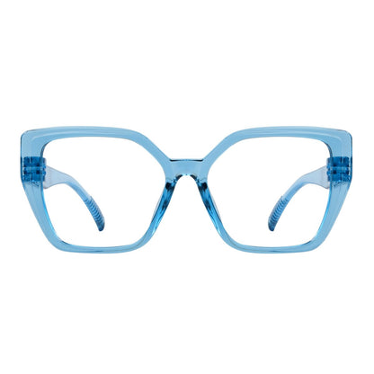 30% Blue Light Blocking Glasses Oversized Metalless Screwless R2314 - B15eyekeeper.com