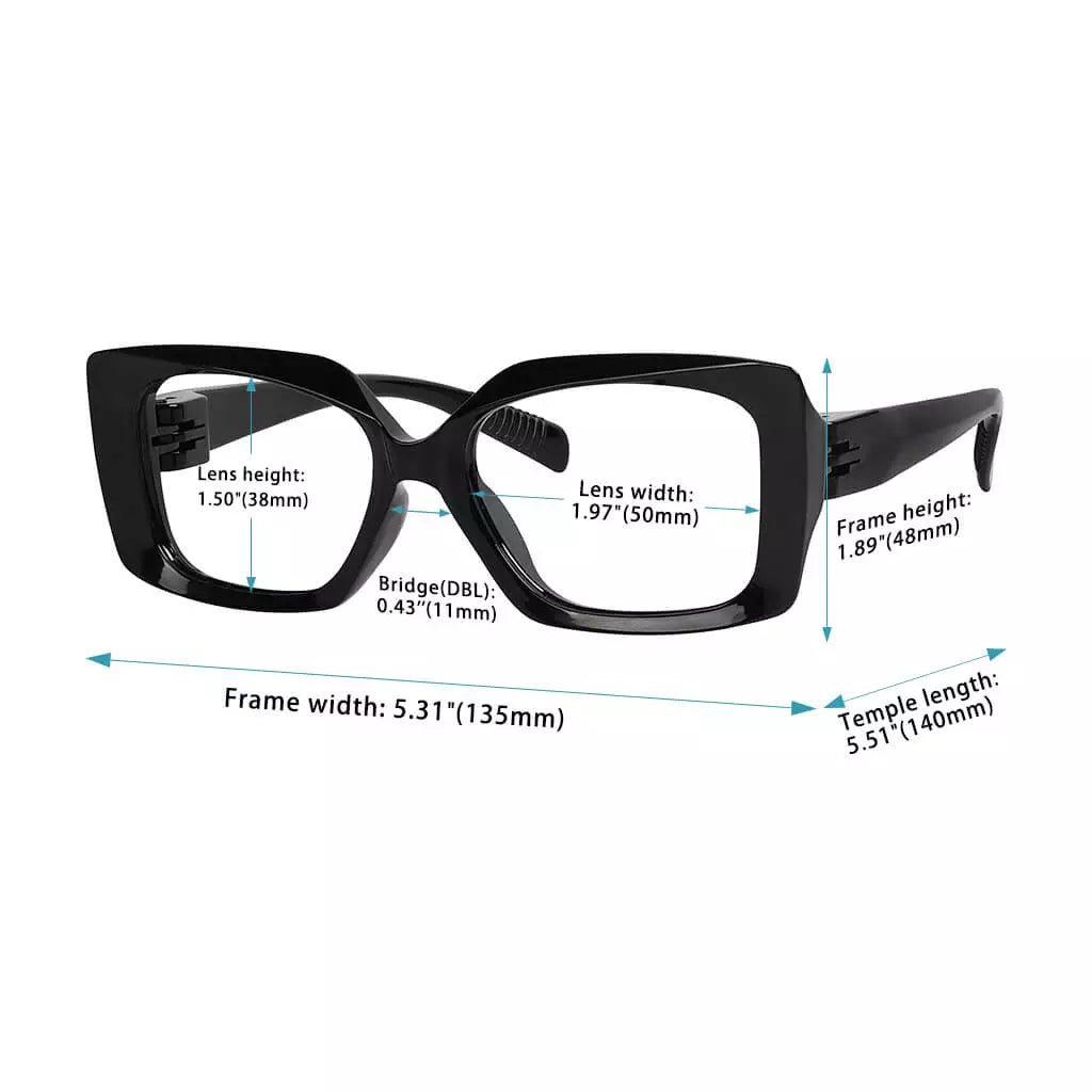 30% Blue Light Blocking Metalless Screwless Thicker Eyeglasses NR2010 - B15eyekeeper.com