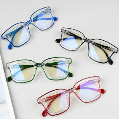 4 Pack Chic Square Blue Light Filter Reading Glasses UV2105eyekeeper.com