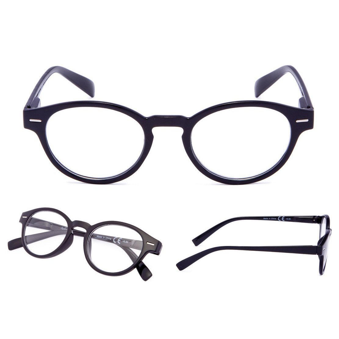 4 Pack Retro Oval Readers Reading Glasses3 - R091eyekeeper.com