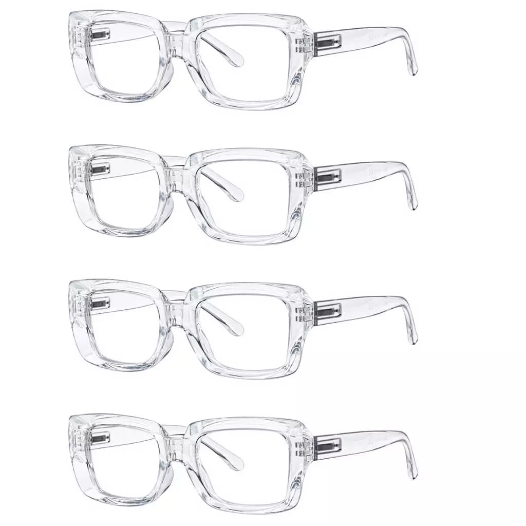 4 Pack Stylish Reading Glasses Fashionable Readers R9107 - 1eyekeeper.com