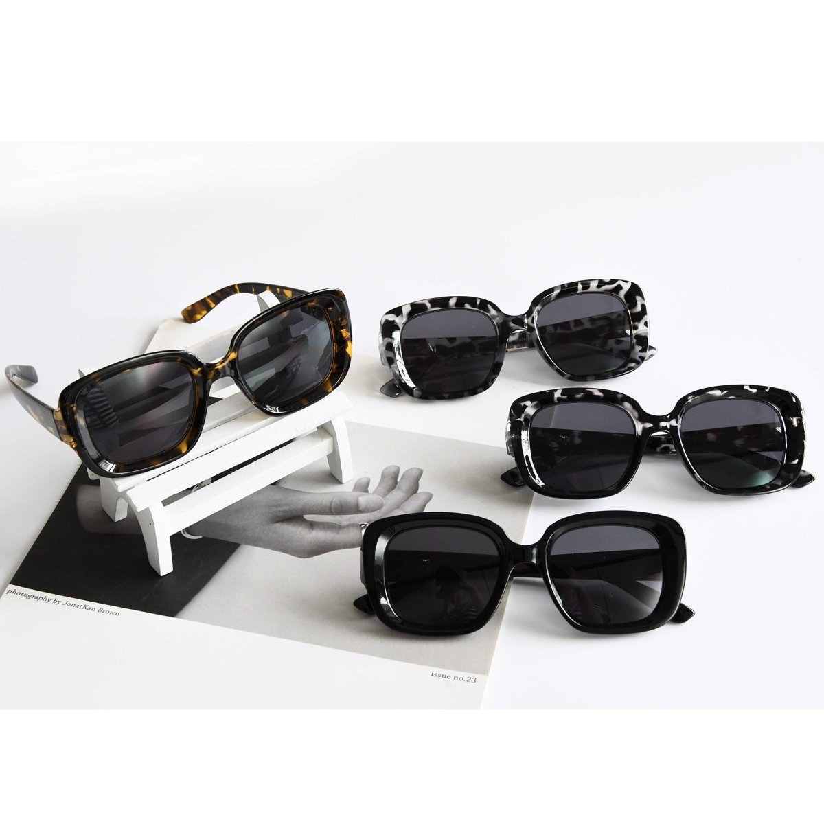 4 Pack Thicker Frame Bifocal Reading Sunglasses SBR2035eyekeeper.com