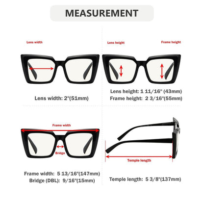 5 Pack Chic Progressive Multifocus Reading Glasses M2141eyekeeper.com