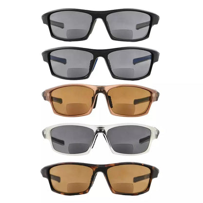 5 Pack TR90 Sports Bifocal Sunglasses Sunshine Readers SG904eyekeeper.com