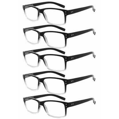 5 Pack Vintage Reading Eyeglasses Classic Readers R032eyekeeper.com