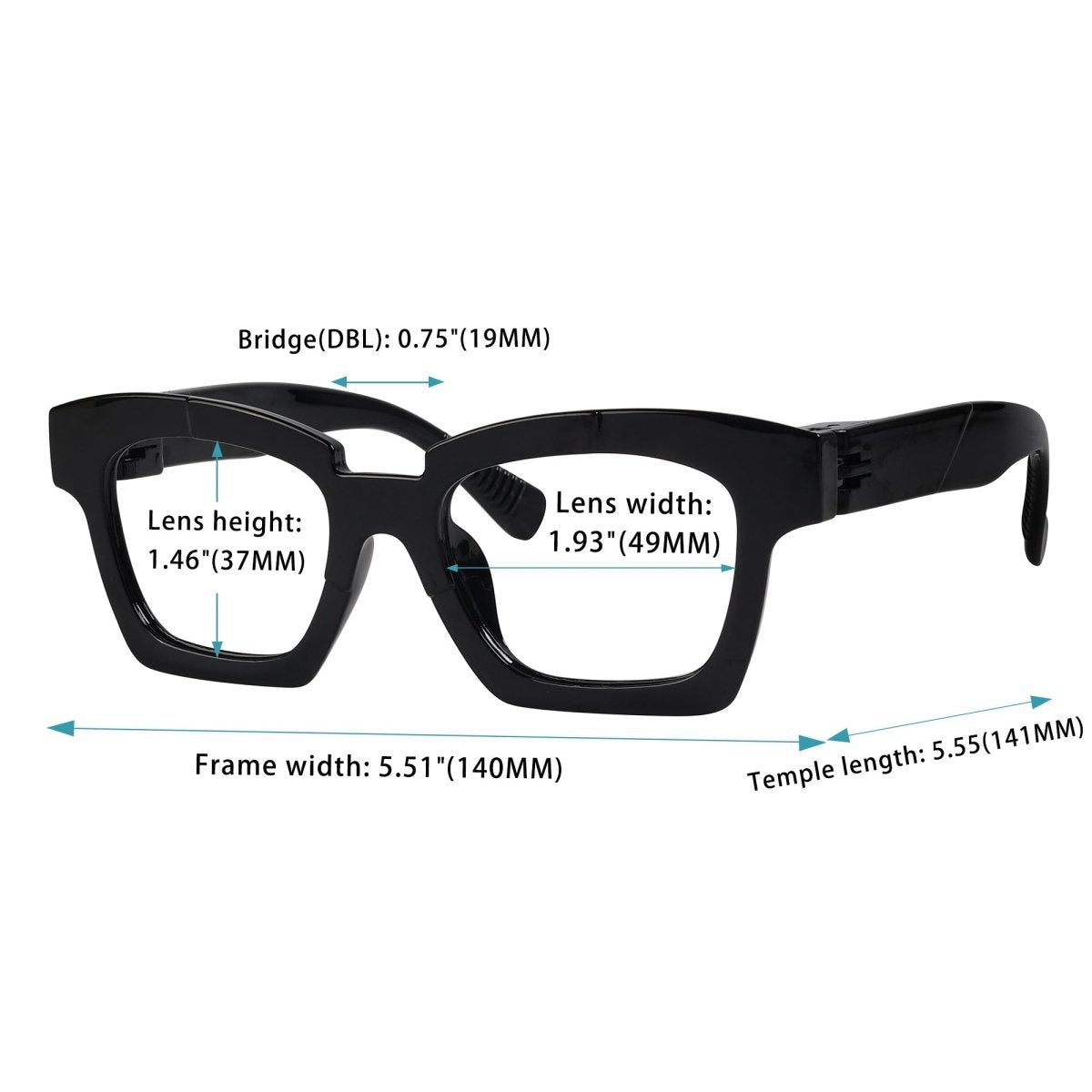 6 Pack 30% Blue Light Blocking Metalless Screwless Glasses NR2019 - B15eyekeeper.com