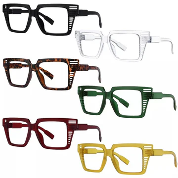 6 Pack Huge Metalless Screwless Reading Glasses R2503eyekeeper.com
