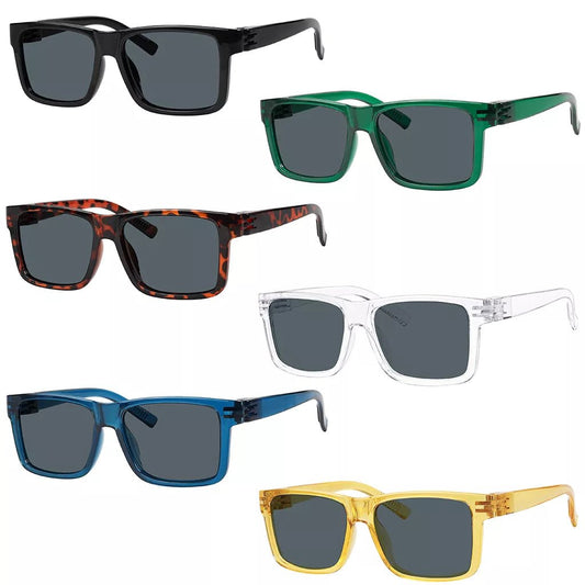 6 Pack Sunglasses Metalless Screwless NR2142Seyekeeper.com