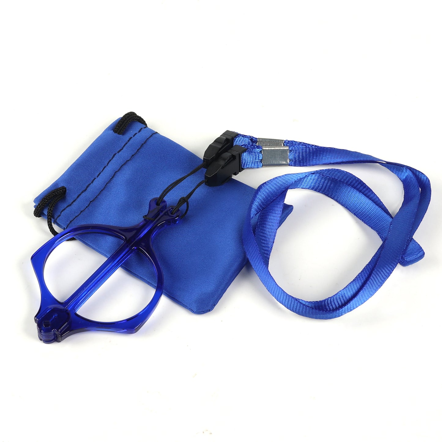 Handhold Magnifier Folding Reading Glasses Metalless Screwless Readers with Neck Strap NR153