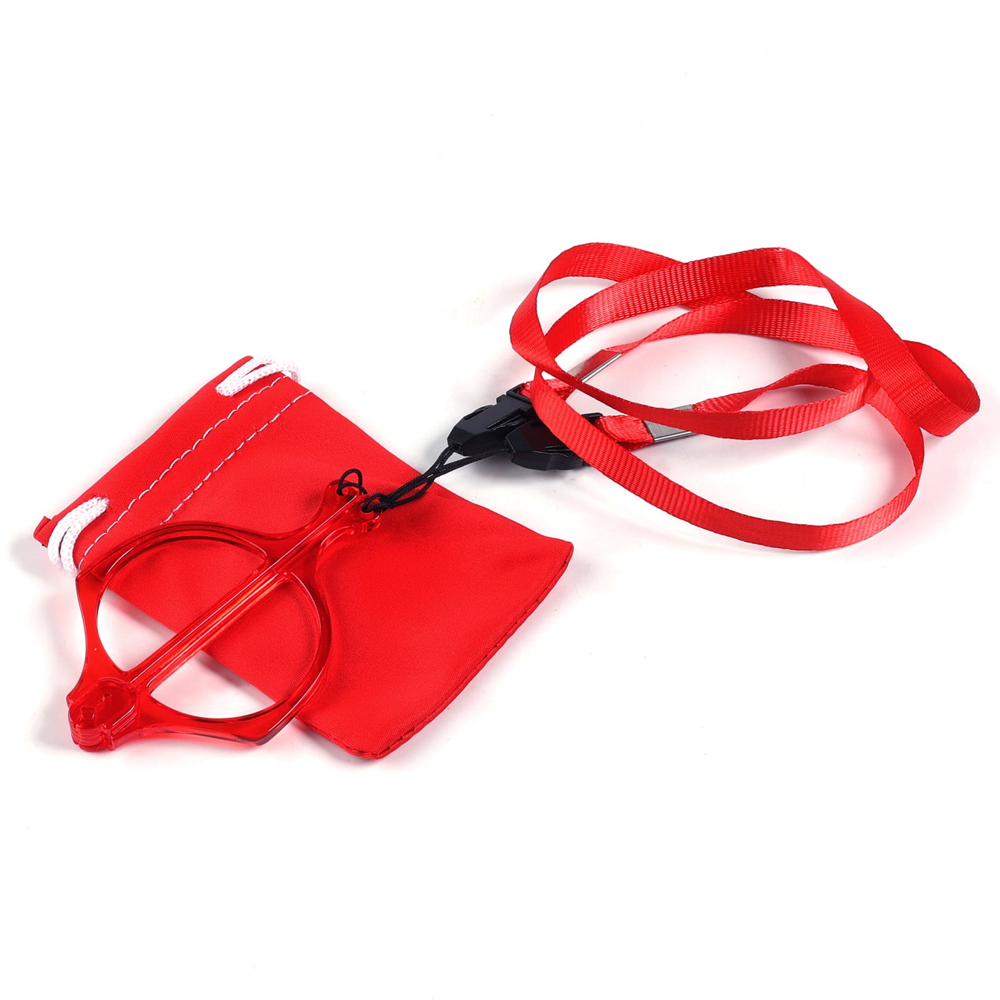 Handhold Magnifier Folding Reading Glasses Metalless Screwless Readers with Neck Strap NR153