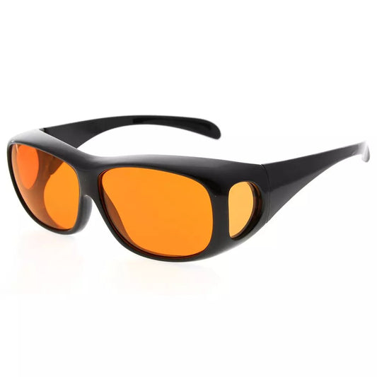 Blue Light Blocking Fitover Glasses Orange Sleeping Eyeglasses DSXM1806eyekeeper.com