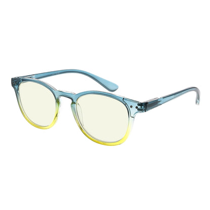 Lunettes de lecture ovales avec filtre anti-lumière bleue Loupes de lecture pour ordinateur UVR144