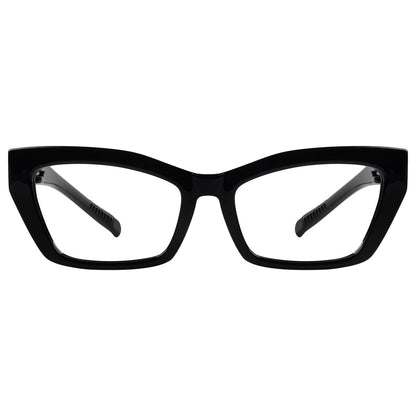 Cat - eye 30% Blue Light Blocking Metalless Screwless Eyeglasses R2516 - B15eyekeeper.com