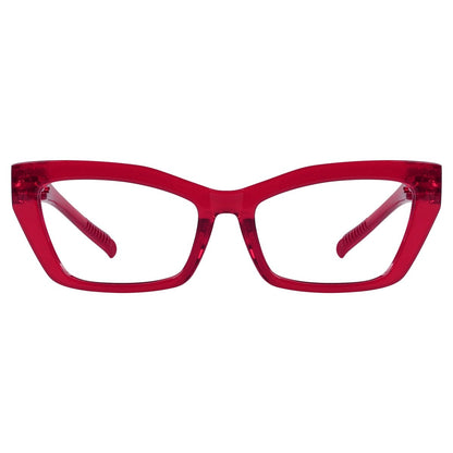 Cat - eye 30% Blue Light Blocking Metalless Screwless Eyeglasses R2516 - B15eyekeeper.com