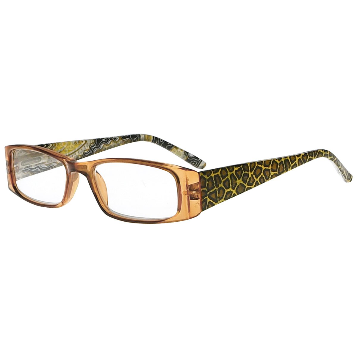 Leopard Rectangle Reading Glasses Chic Readers R006Aeyekeeper.com