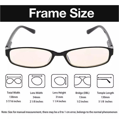 Narrow Lens Blue Light Blocking Reading Glasses 4 - CG908Keyekeeper.com