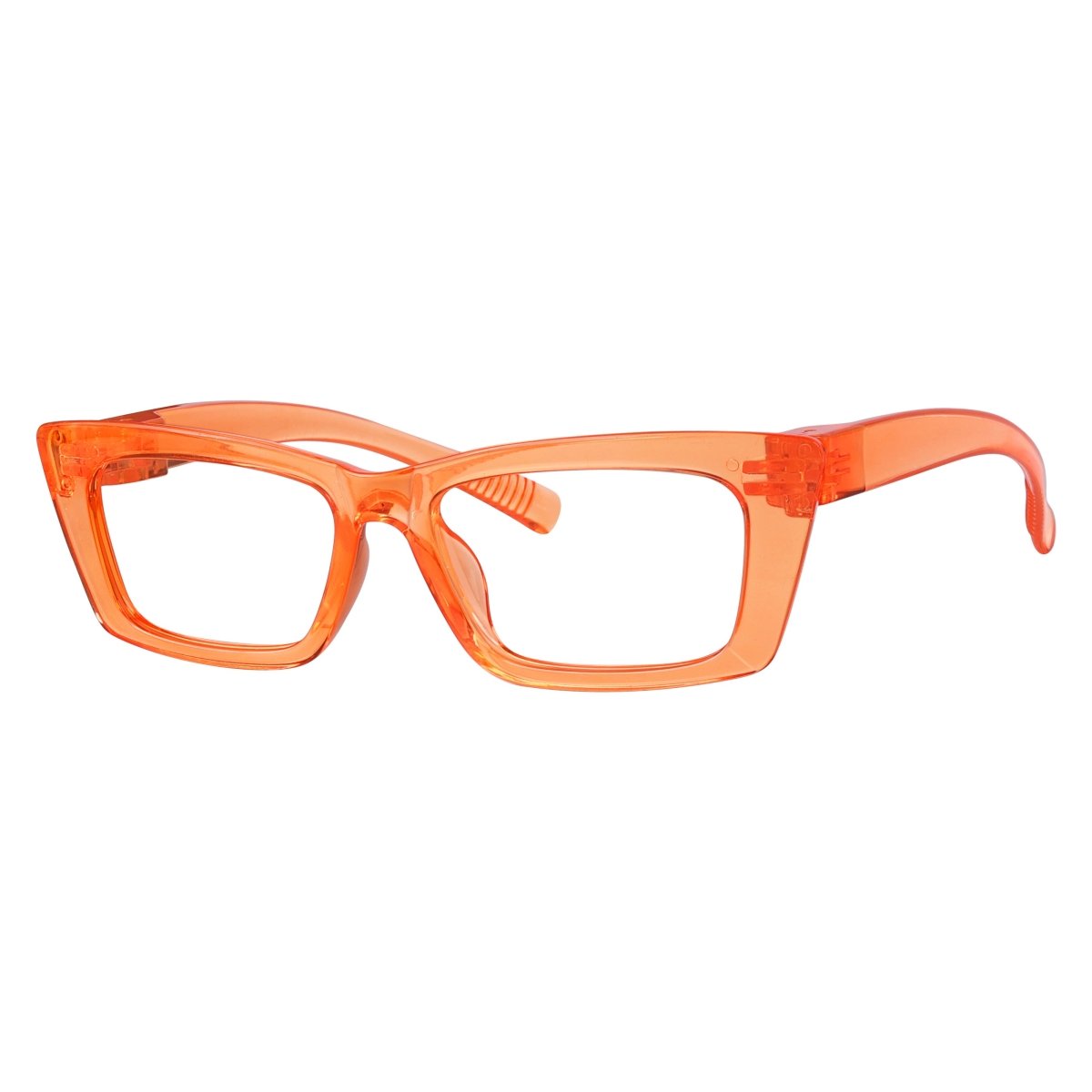 Cat-eye 30% Blue Light Blocking Metalless Screwless Eyeglasses R2501-B15