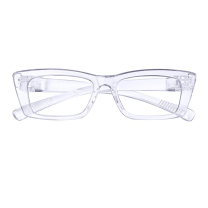 Cat-eye 30% Blue Light Blocking Metalless Screwless Eyeglasses R2501-B15