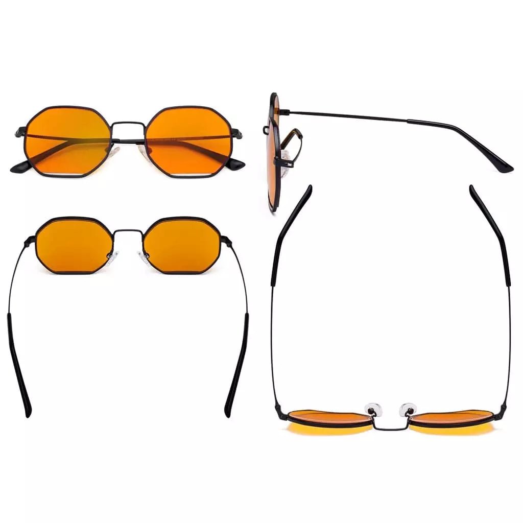 Polygon Design Blue Light Blocking Eyeglasses LX19026 - BB98eyekeeper.com
