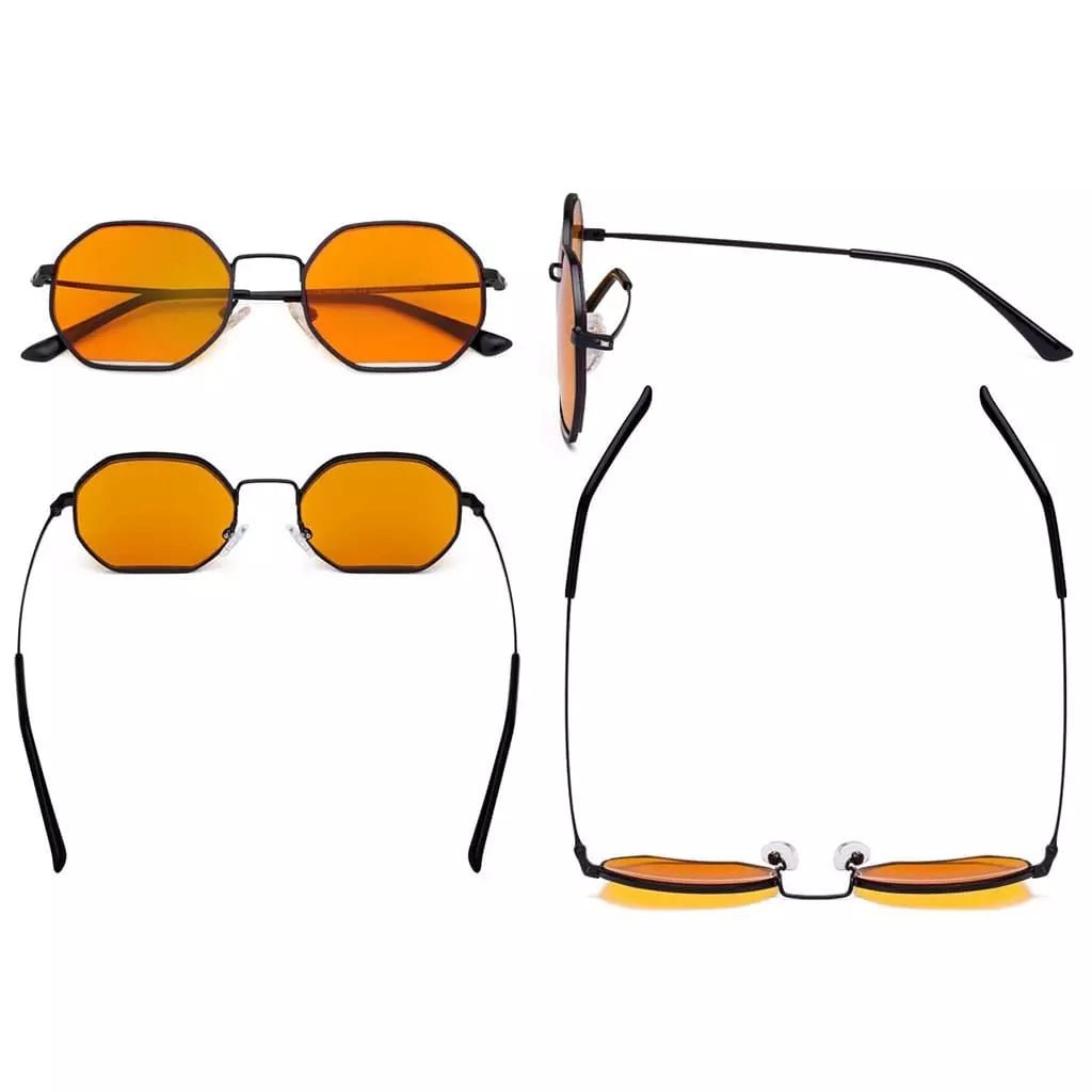 Polygon Design Blue Light Blocking Eyeglasses LX19026 - BB98eyekeeper.com