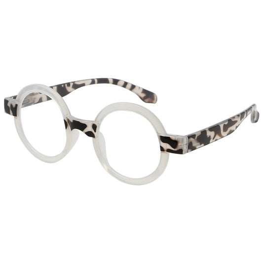 Lunettes de Lecture Rondes Branches Tortue Femme R2007Z