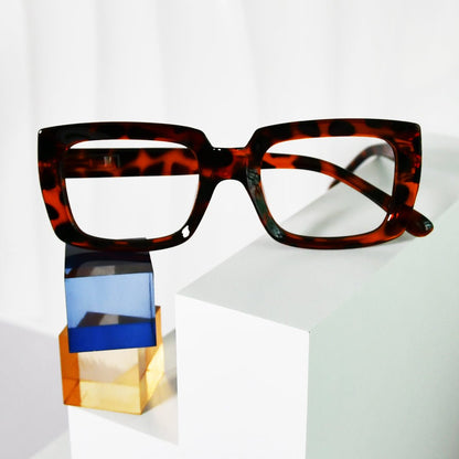 Stylish Reading Glasses Thicker Frame Design Readers R9107 - 1eyekeeper.com