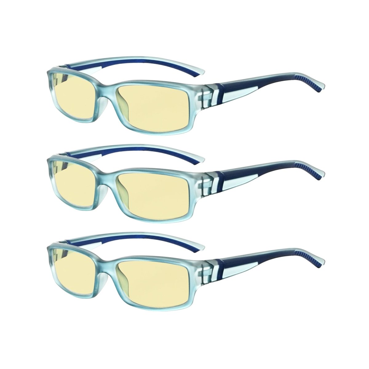 3 Pack Fashionable Blue Light Blocking Readers TMXM01eyekeeper.com