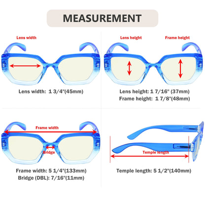 Computer Reading Glasses Dimension