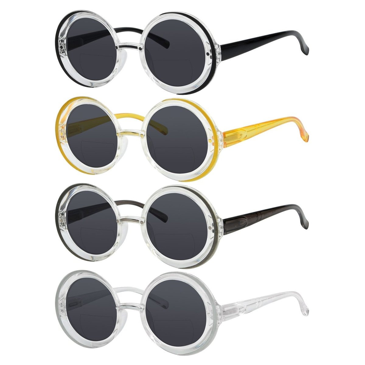 4 Pack Stylish Bifocal Reading Sunglasses SBR2005N