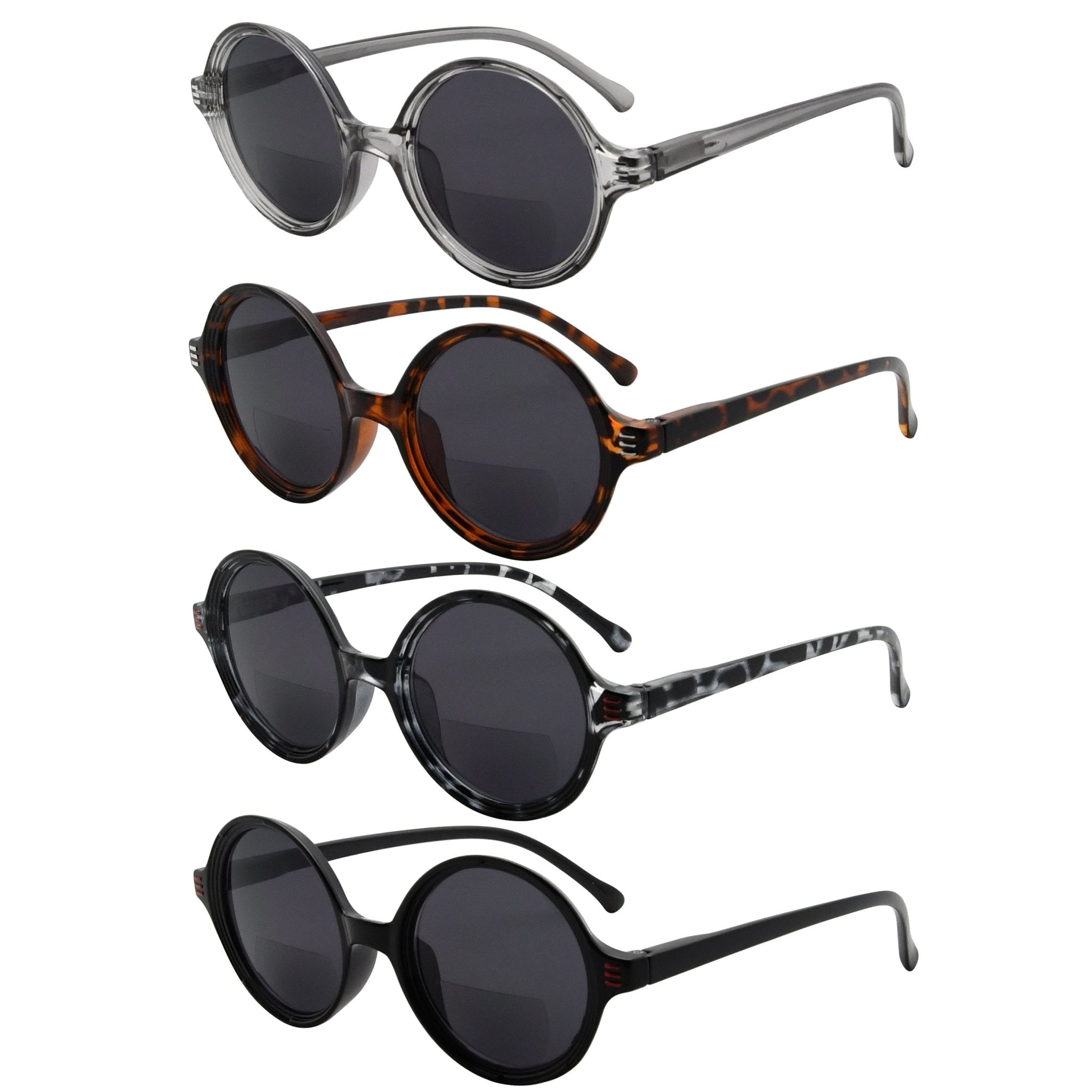 Round bifocal sales sunglasses