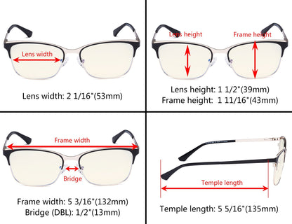 Blue Light Blocking Eyeglasses Dimension