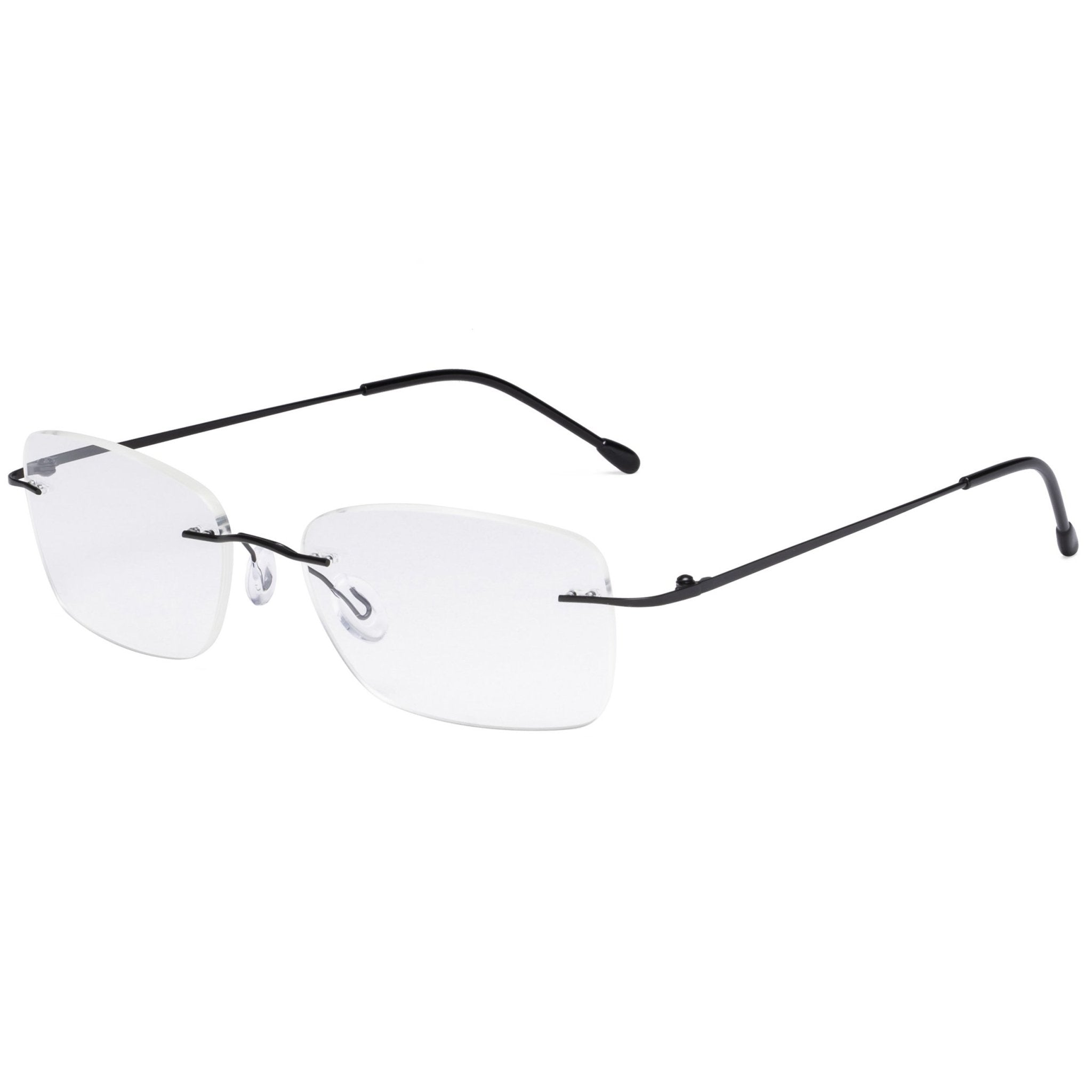 Buy FREDDY Mc Stan Rectangular Stylish Sunglasses | Metal Frameless Goggle  For Men & Women |100% UV Protection with Frameless design | Medium (Violet  Silver) Online at Best Prices in India - JioMart.