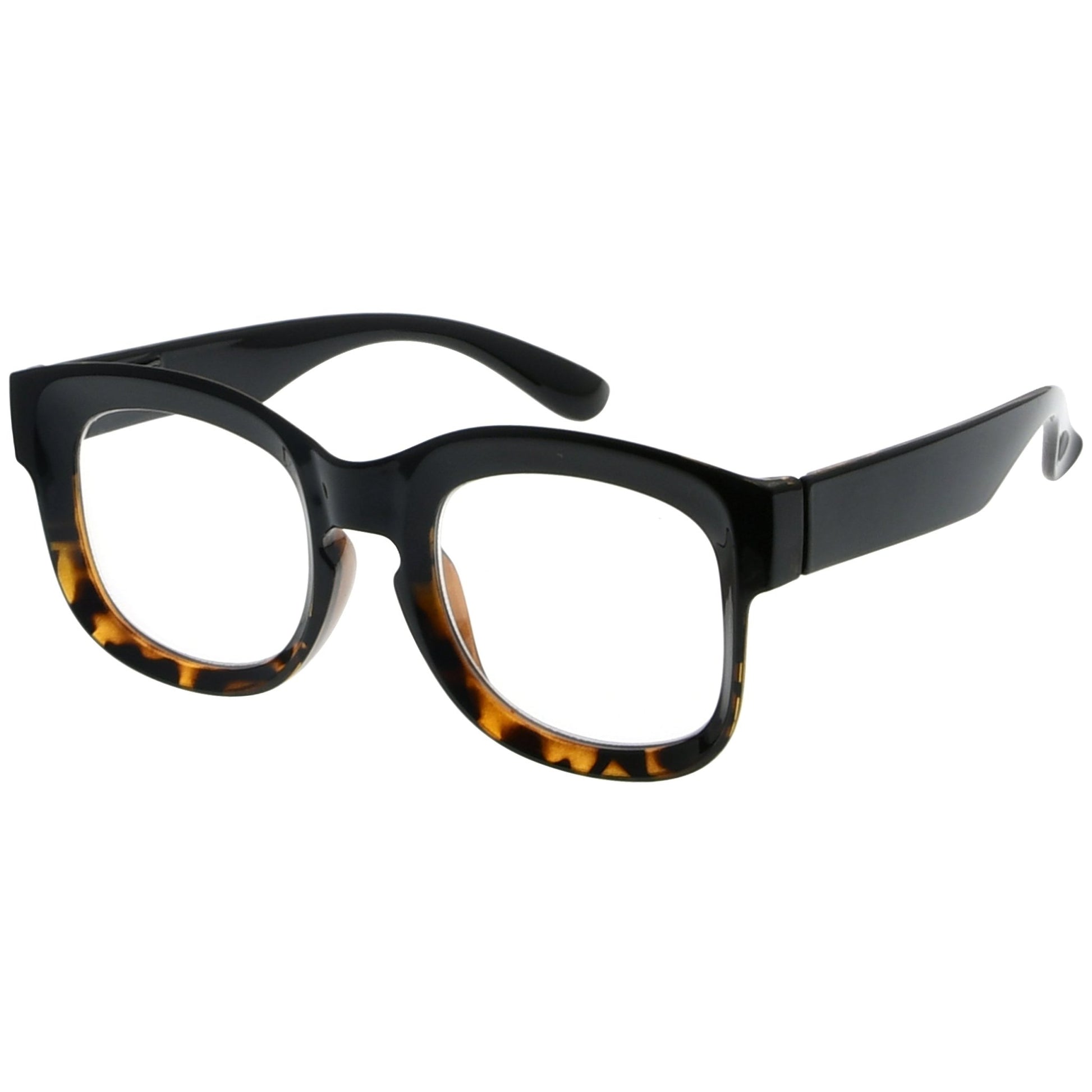 Oversized Square Large Frame Reading Glasses Women R2013