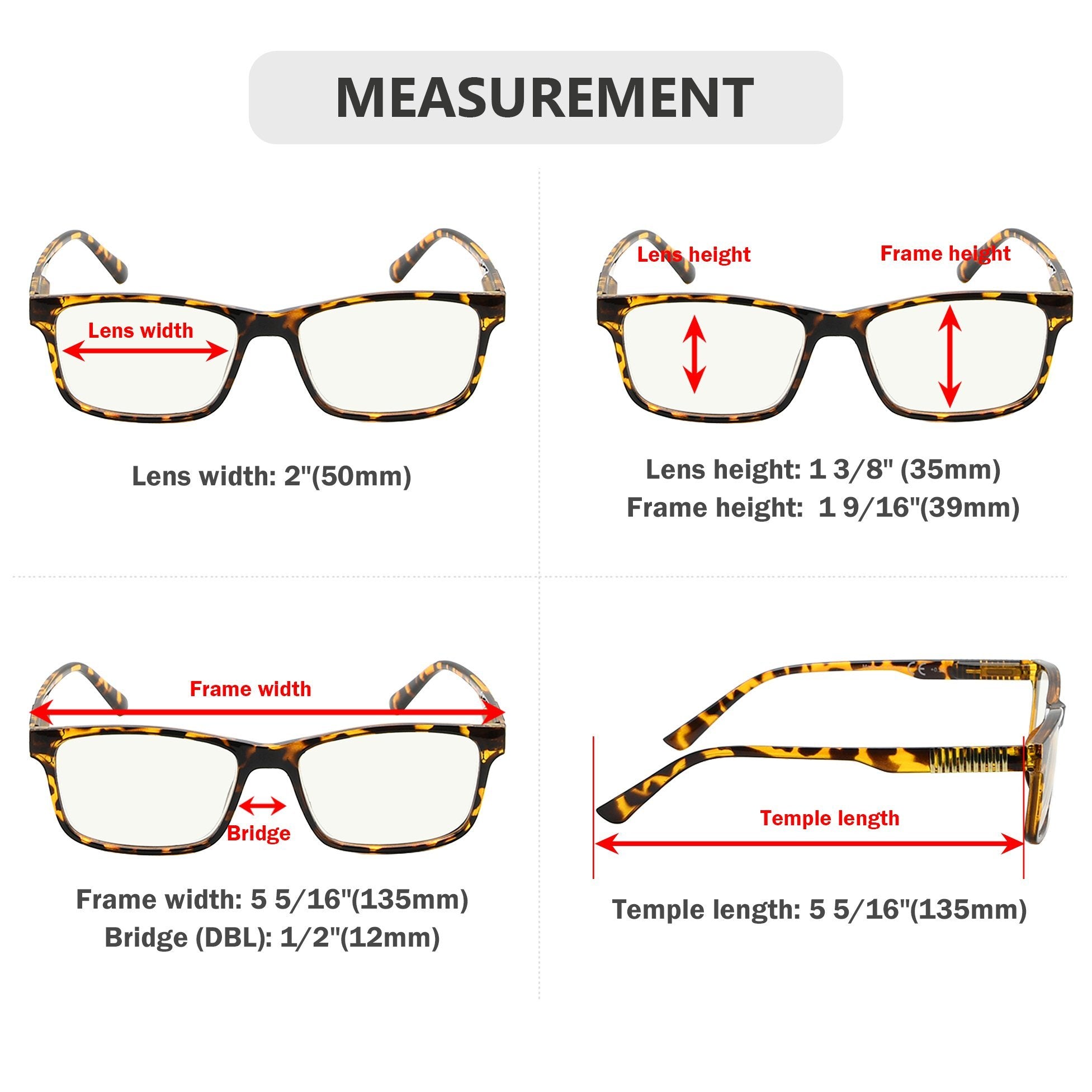 Lunettes de lecture multifocales progressives Chic pour homme