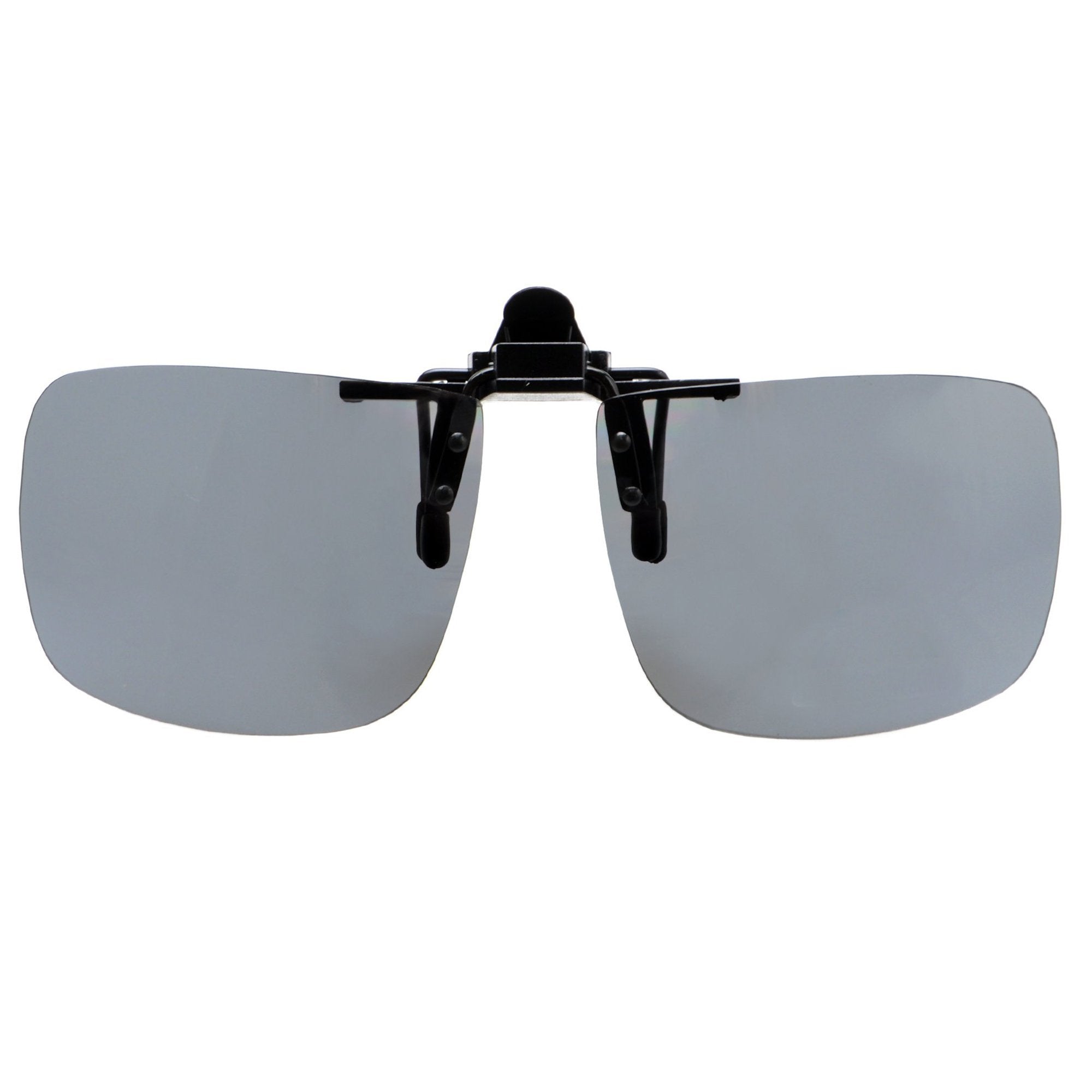 Square Flip up Polarized Clip on Sunglasses F69 60MMx48MM